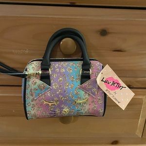 Betsey Johnson kitty cat bag, mini bag